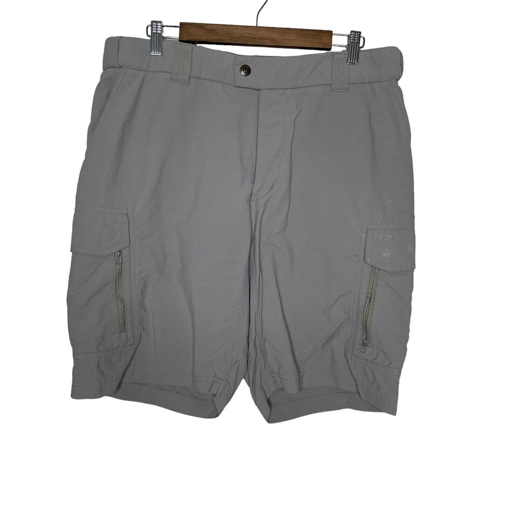 BlackHawk Warrior Wear 38 Mens Gray Comfort Medium Wash Flat Front Chino Shorts